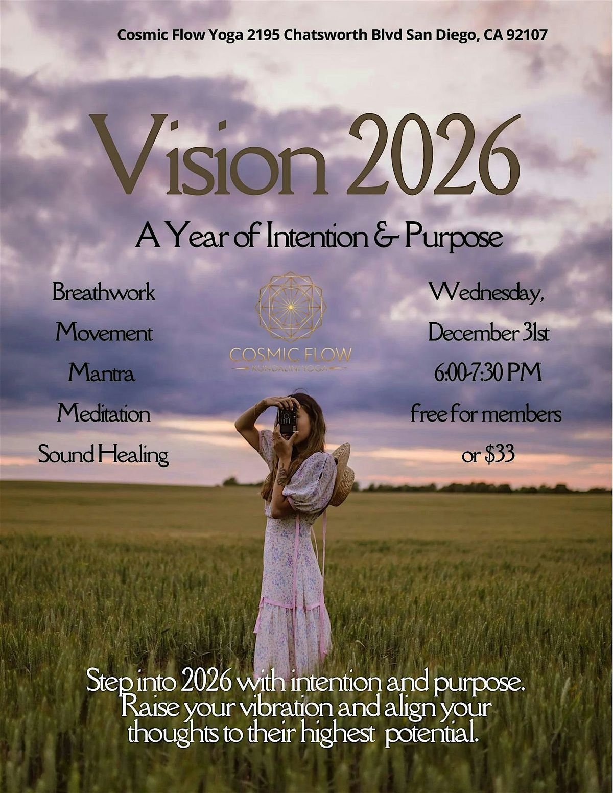 Vision 2026- A Year of Intention & Purpose