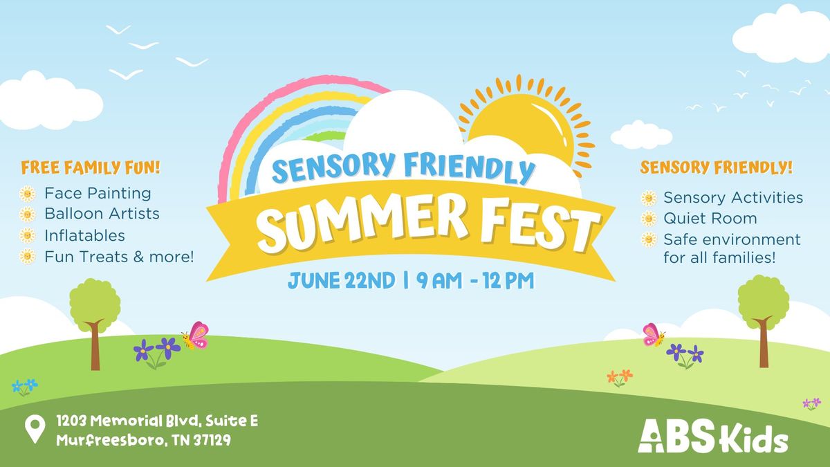 Sensory-Friendly Summer Fest