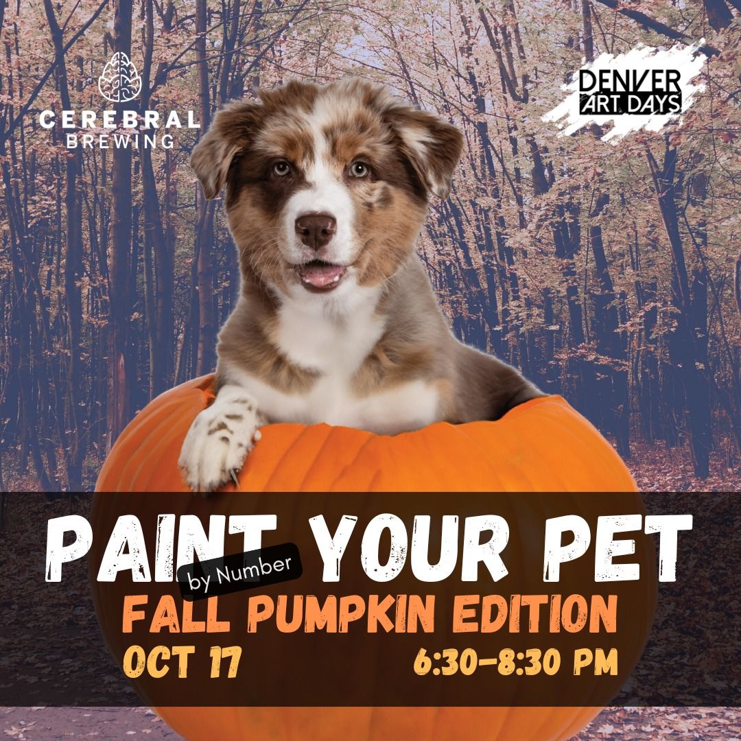 Custom Paint-by-Number Event | Paint Your Pet in a Pumpkin 