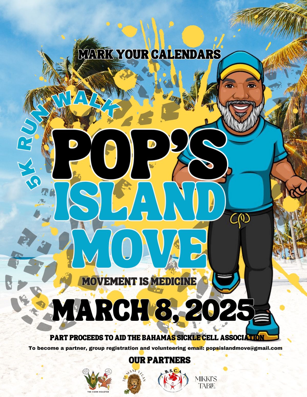 Pop\u2019s Island Move | 5k Run Walk Push