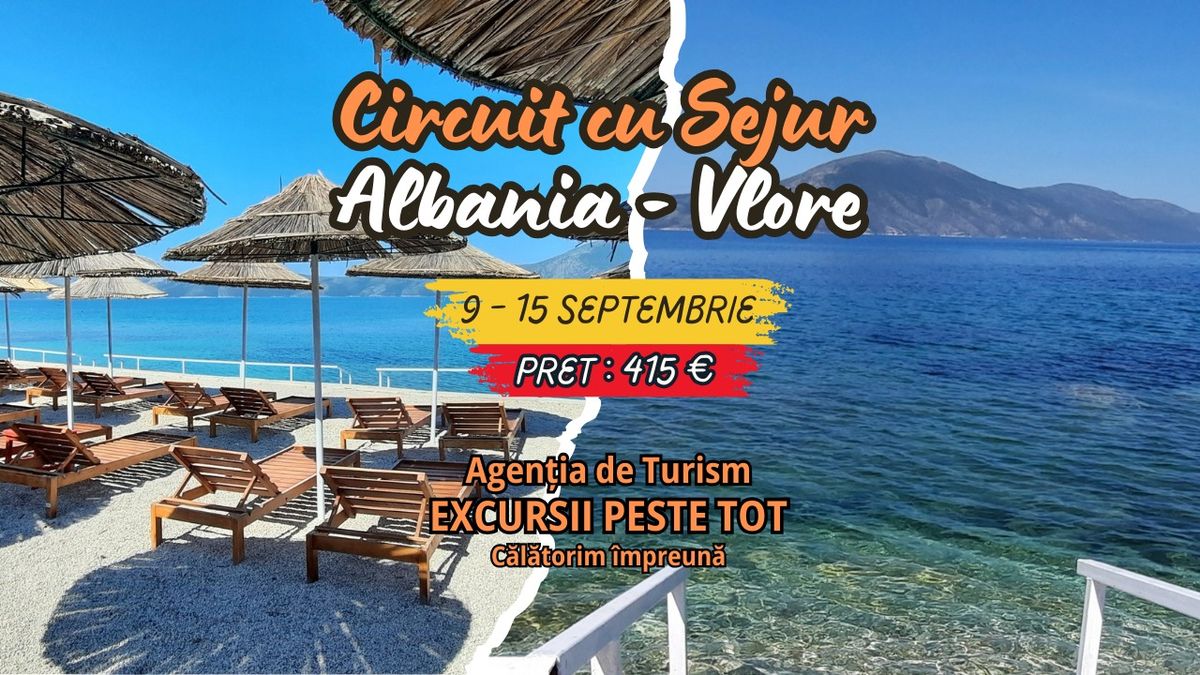 \ud83c\udf0dCircuit cu Sejur Albania - Vlore! \ud83c\udf0a Hotel Picasso Vlore 4* (hotel pe plaj\u0103)