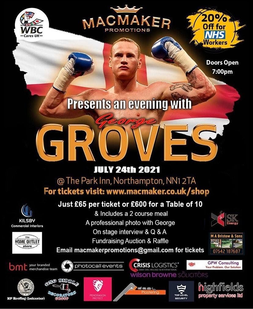 AN EVENING WITH "SAINT" GEORGE GROVES