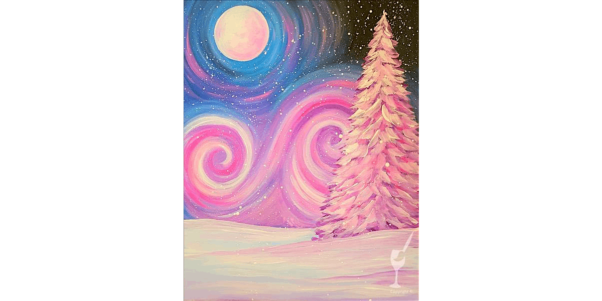 Pink Christmas - Paint and Sip in Denver | Classpop!\u2122