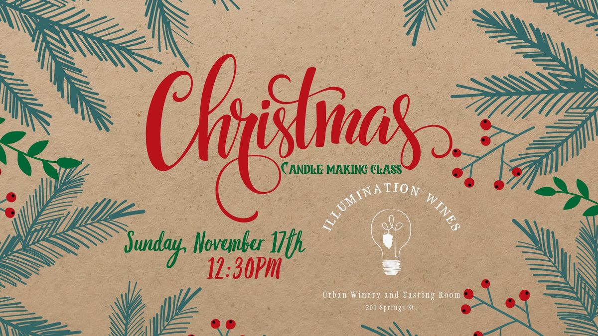 Christmas Candle Making Class