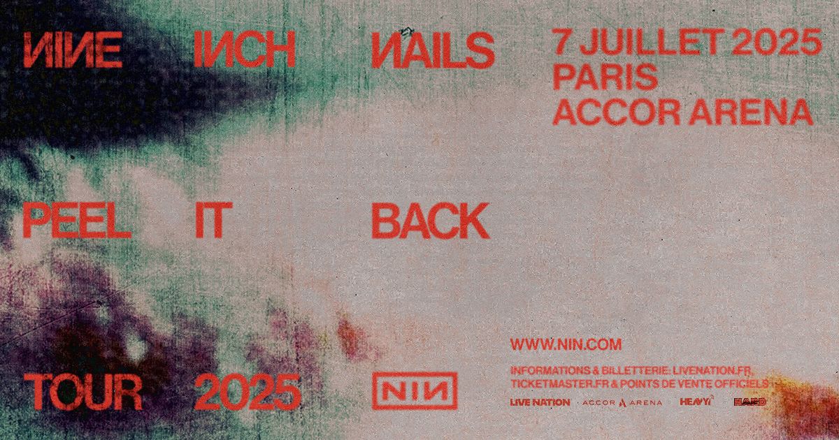 NINE INCH NAILS | Accor Arena, Paris - 7 juillet 2025