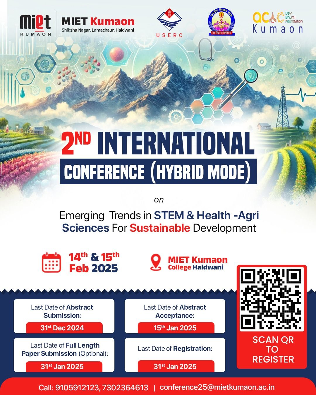 2nd International Conference on Emerging Trends in STEM & Health-Agri Sciences for Sustainable Development