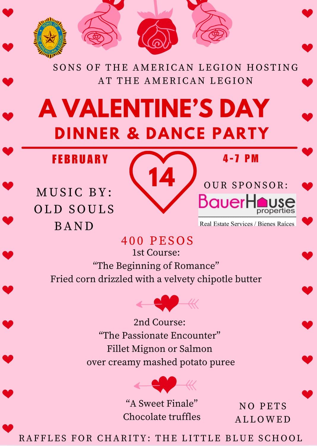 Valentine's Dinner and dance party