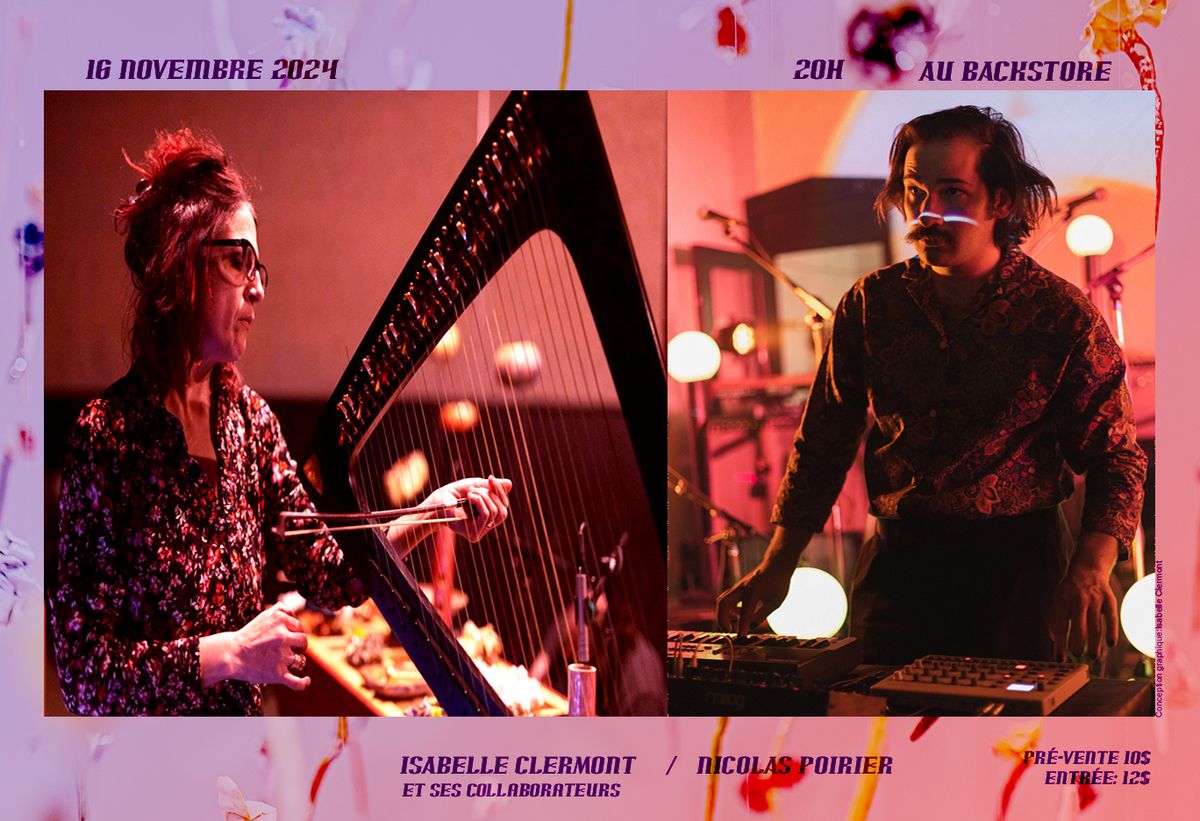 Isabelle Clermont + Nicolas Poirier @ Backstore