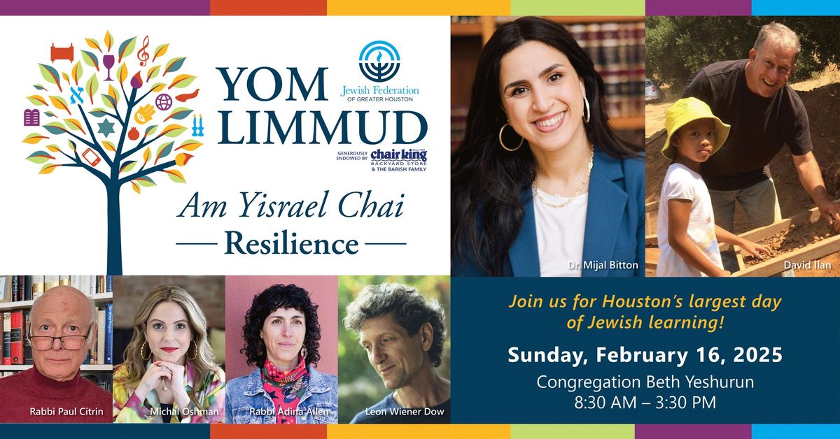 Yom Limmud 2025 - "Am Yisrael Chai: Resilience"