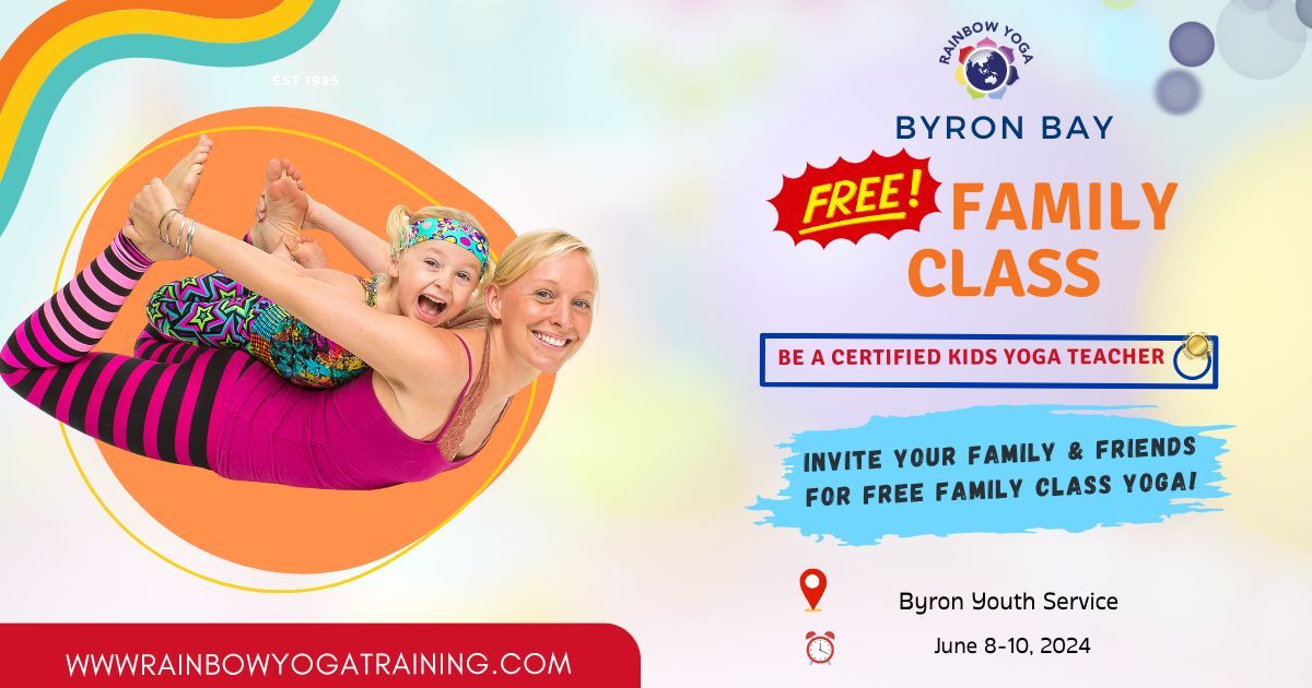 [BYRON BAY] Rainbow Yoga Training Free Family Class