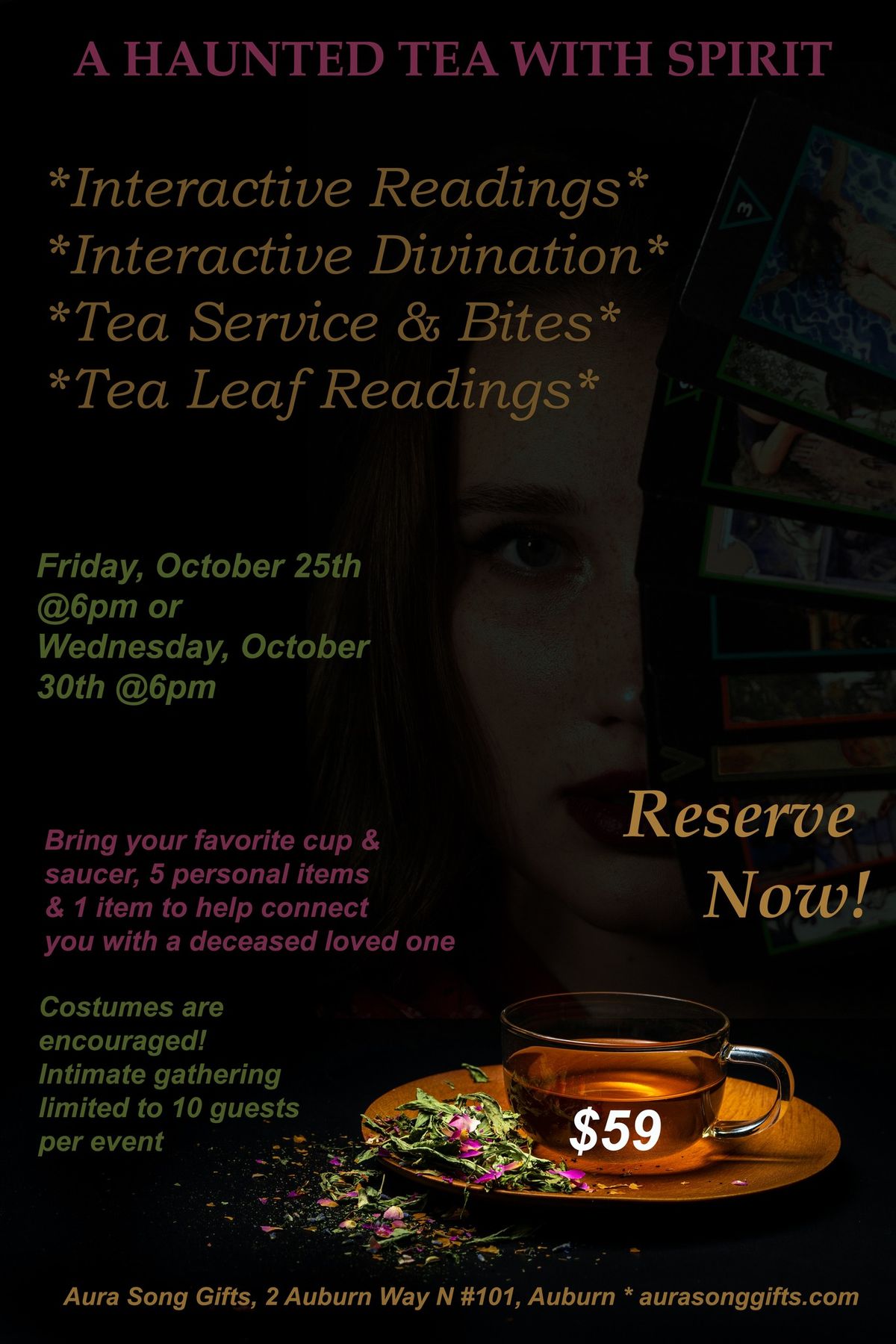 A Haunted Tea with Spirit