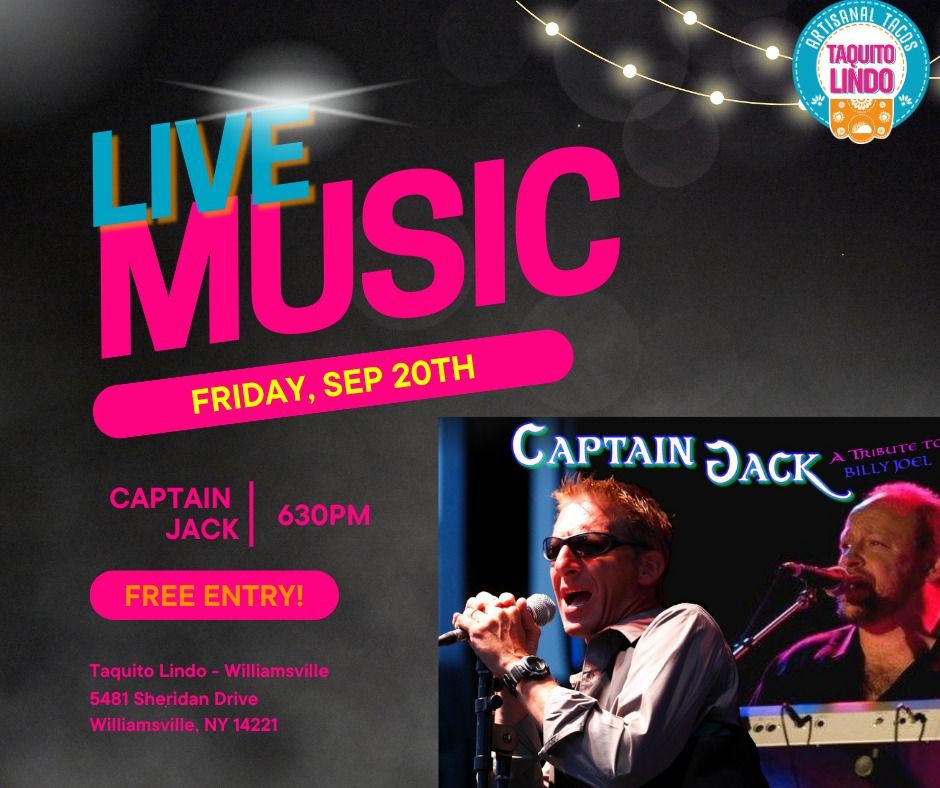 Live Music - Captain Jack: A Billy Joel Tribute Band