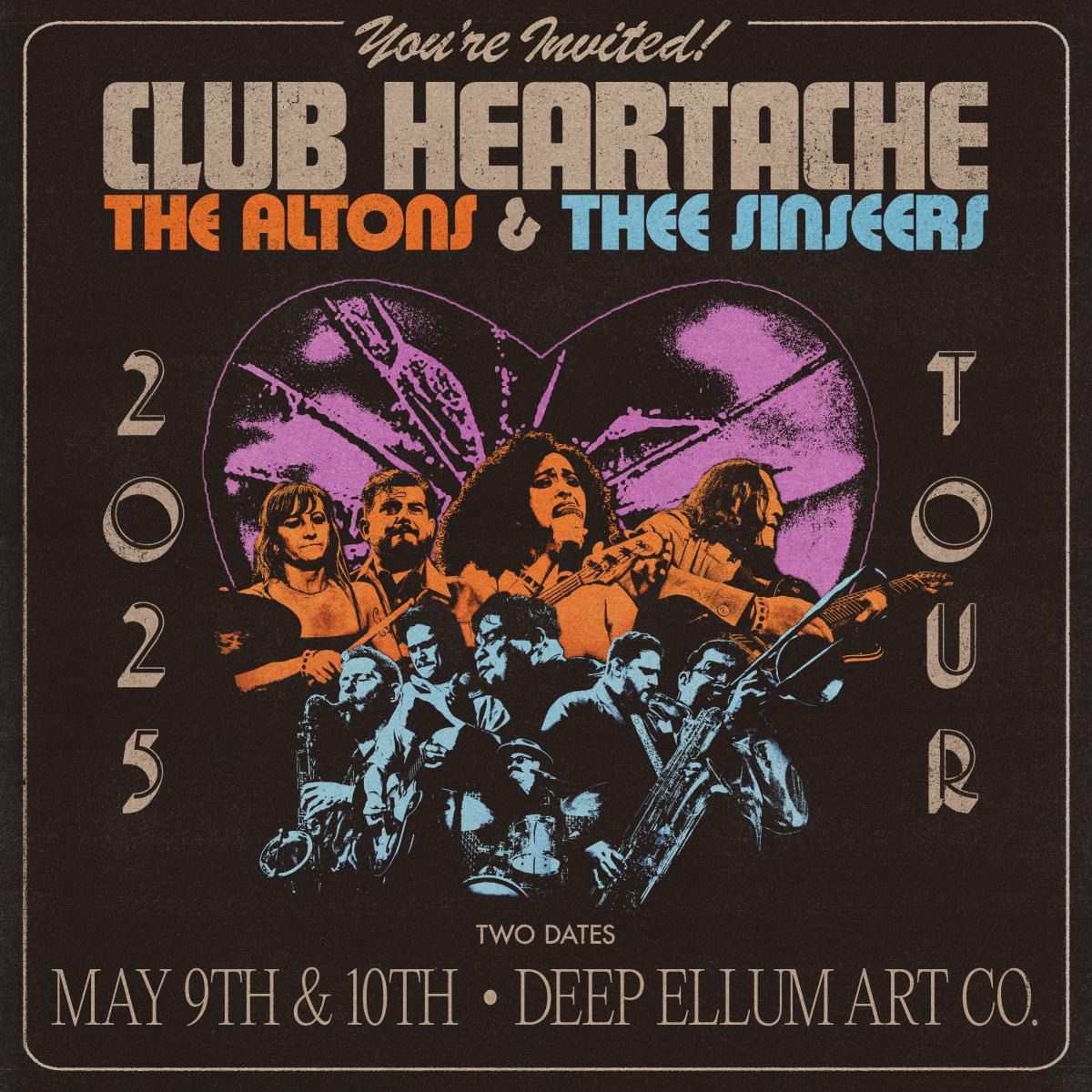 The Altons & Thee Sinseers: Club Heartache Tour