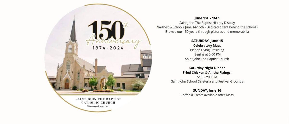 150th Anniversary Celebrations at the Saint John Fest