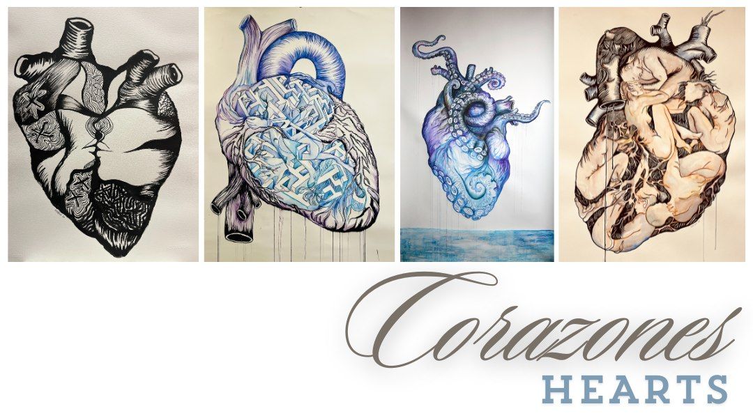 Opening of Exhibition: Corazones \/ Hearts by Adrian Arias