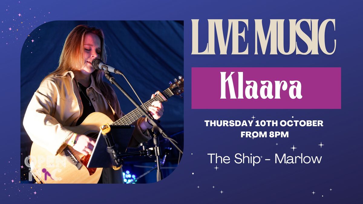 LIVE MUSIC with KLAARA