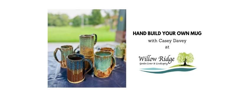 Hand Build Your Own Mug Ages 15+