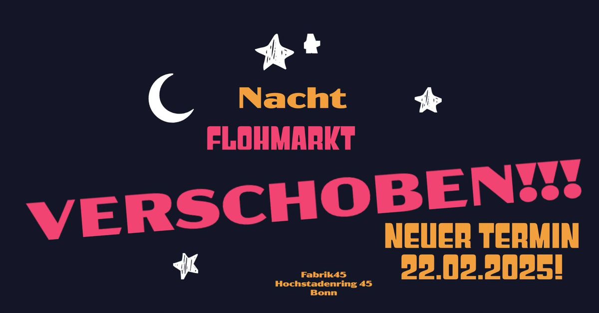 NACHTFLOHMARKT in der Fabrik45