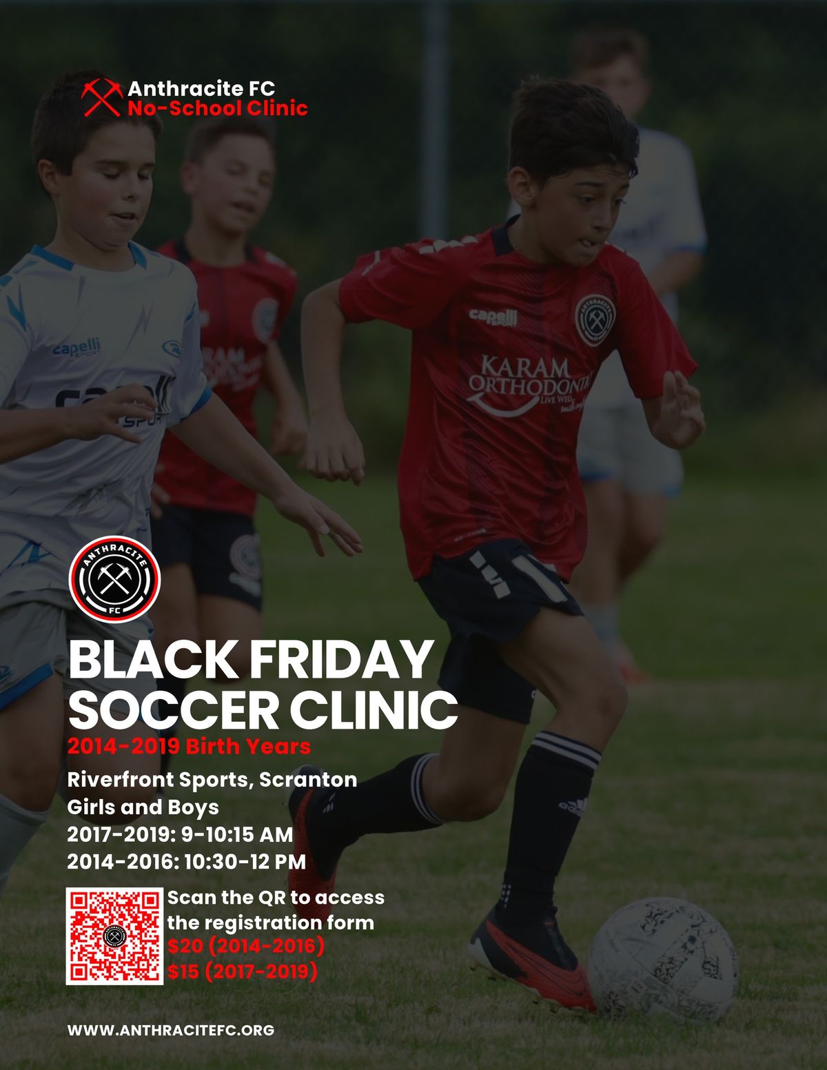 Black Friday No-School Soccer Clinic\u26bd\ufe0f