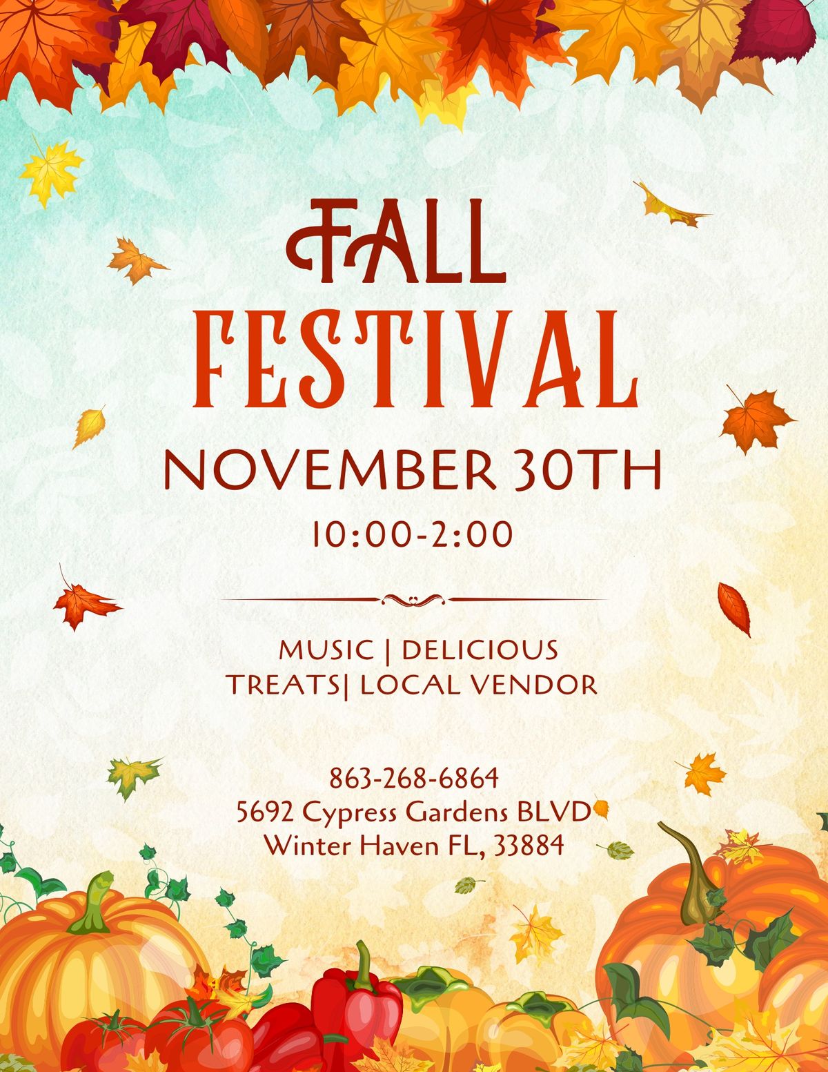 Fall Festival Vendor Market