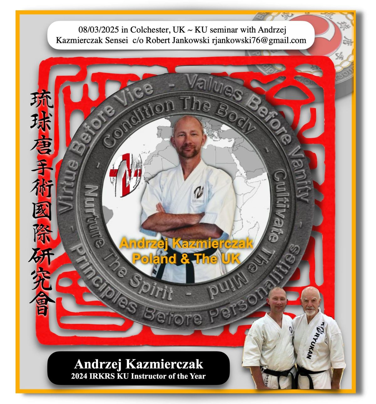 Koryu Uchinadi Karate seminar with Andrzej Ka\u017amierczak Sensei