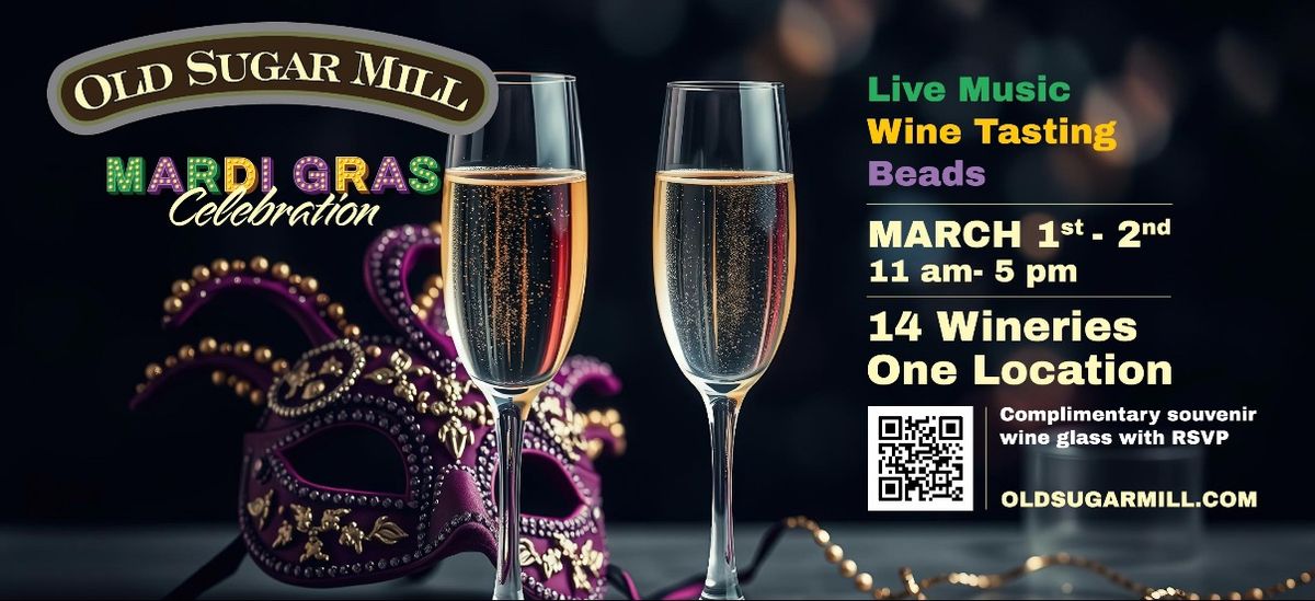 Mardi Gras Celebration at Old Sugar Mill