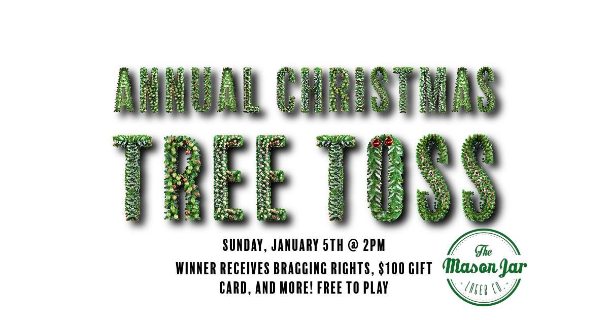 Christmas Tree Toss Competition