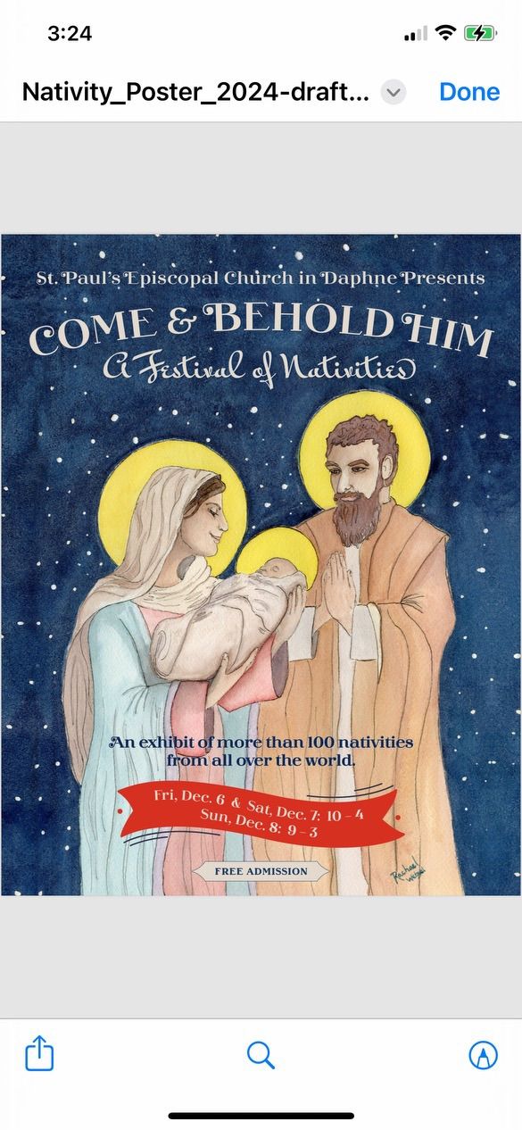 Come & Behold Him: A Festival of Nativities 