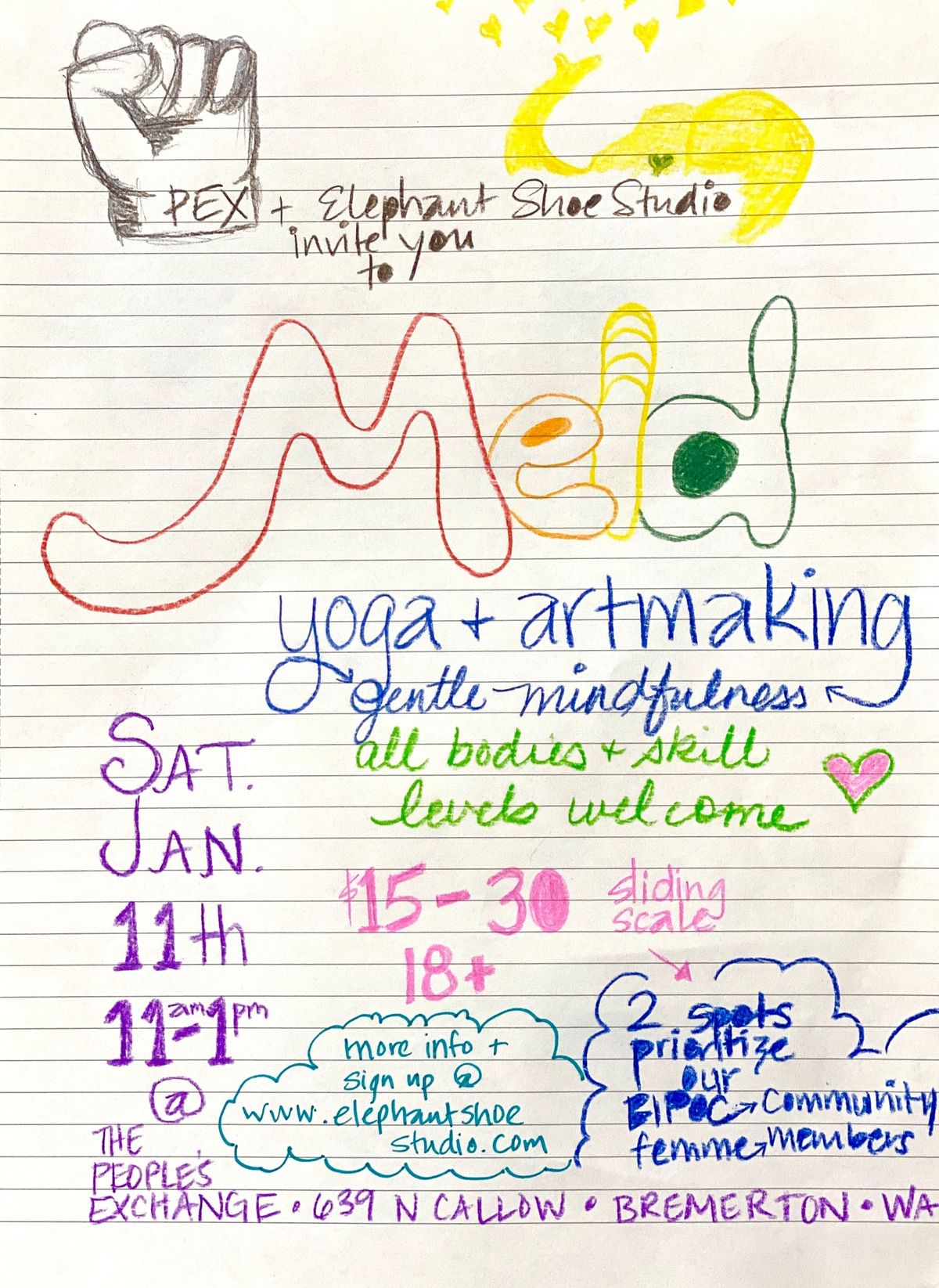 Meld: Yoga + Artmaking