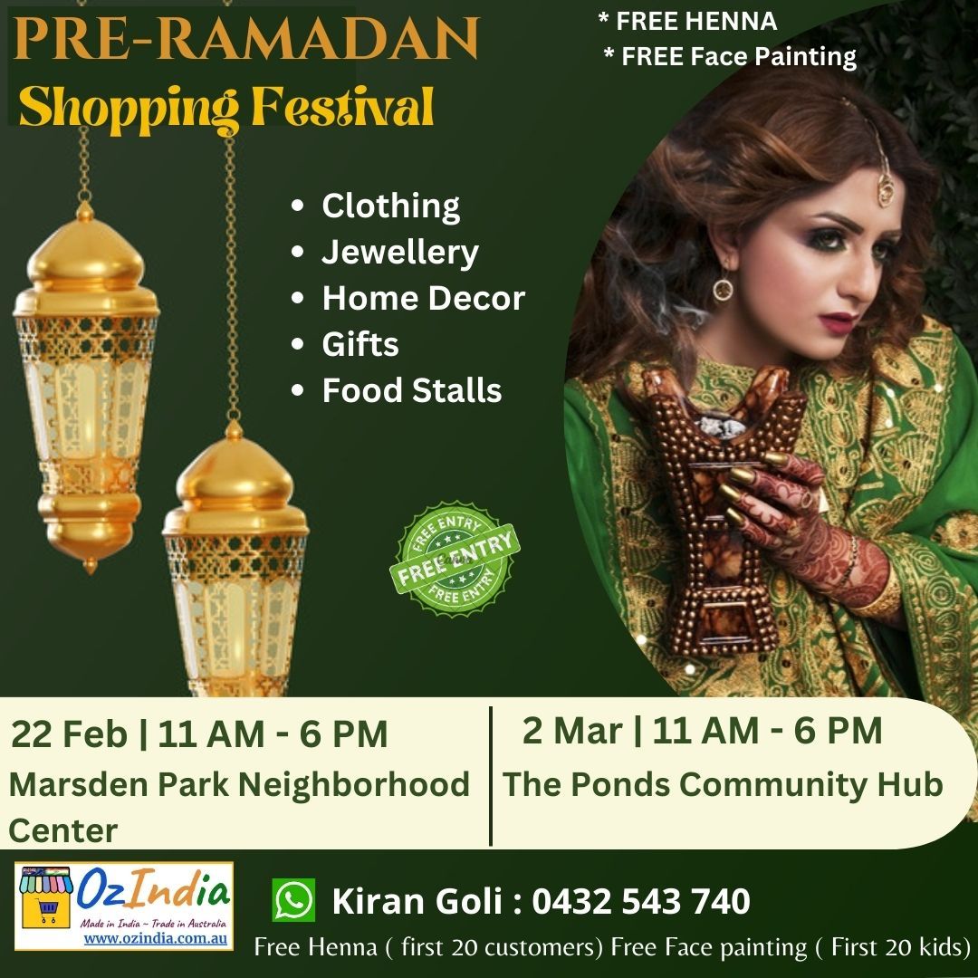 OzIndia Ramadhan Shopping Festival