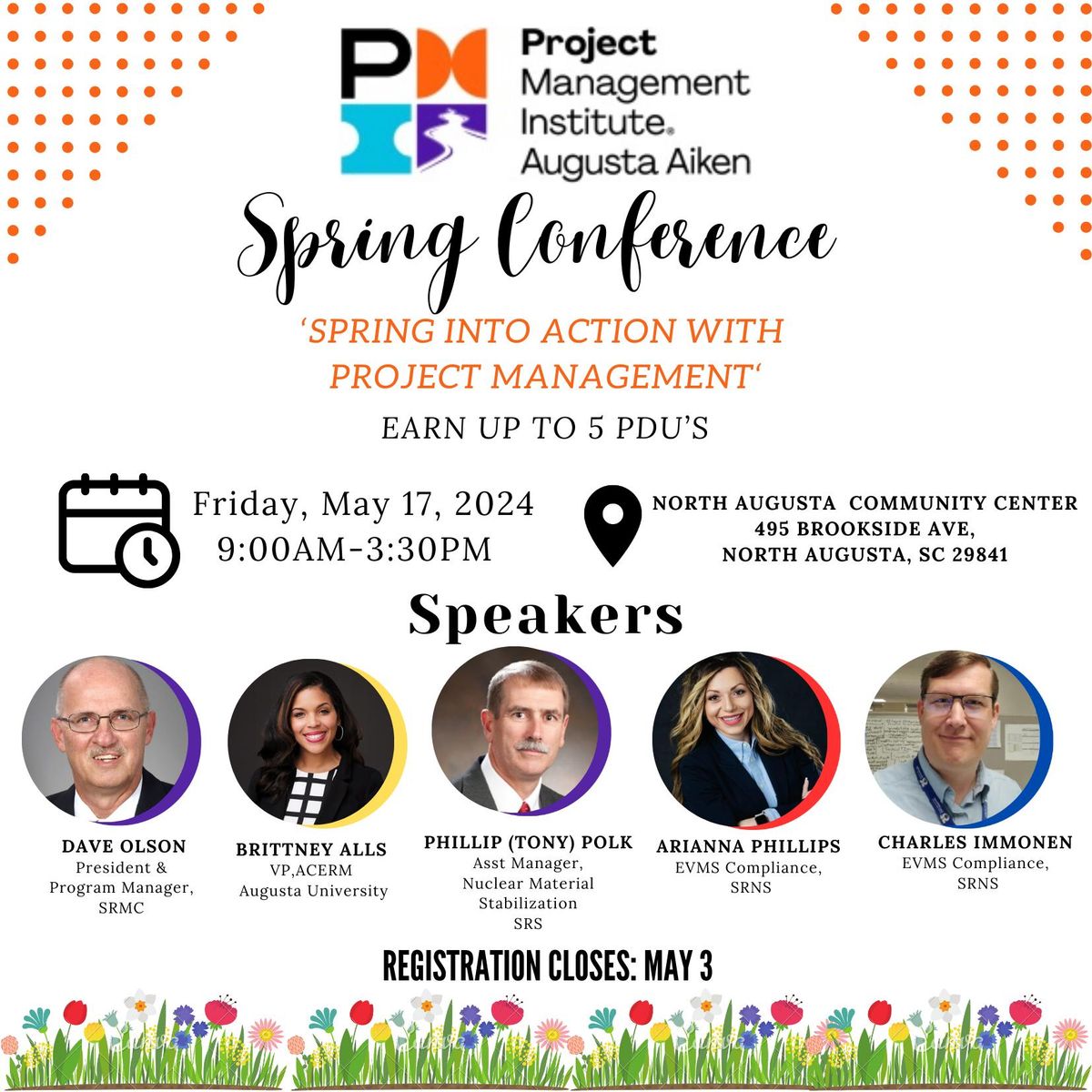 PMI-Augusta Aiken Spring Conference