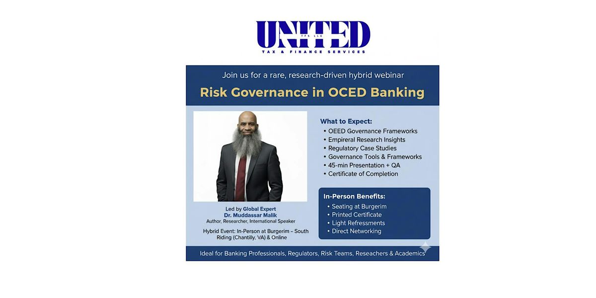 Risk Governance in OECD Banking: Expert Insights with Dr. Muddassar Malik