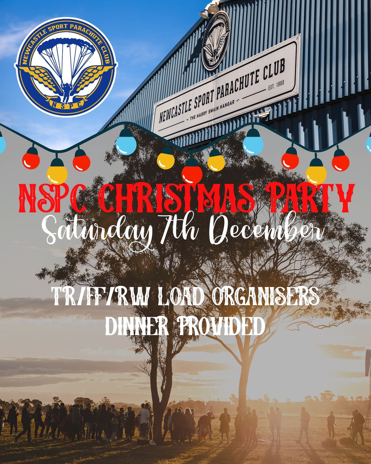 Skydive Elderslie - Newcastle Sport Parachute Club Christmas Party