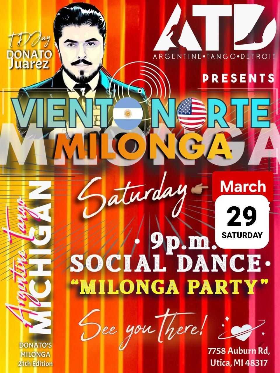 Tango Dance Party "Viento Norte Milonga"