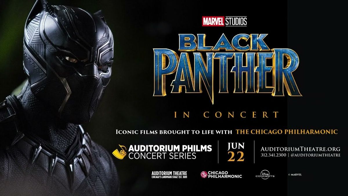 Black Panther in Concert at Auditorium Theatre Chicago