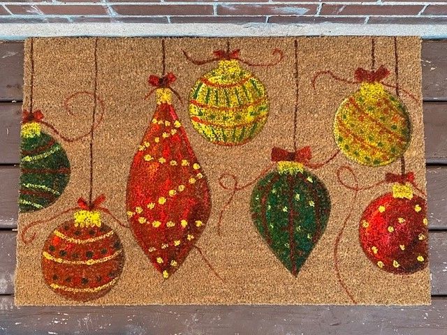 Paint Your Own Door Mat (Christmas Edition)