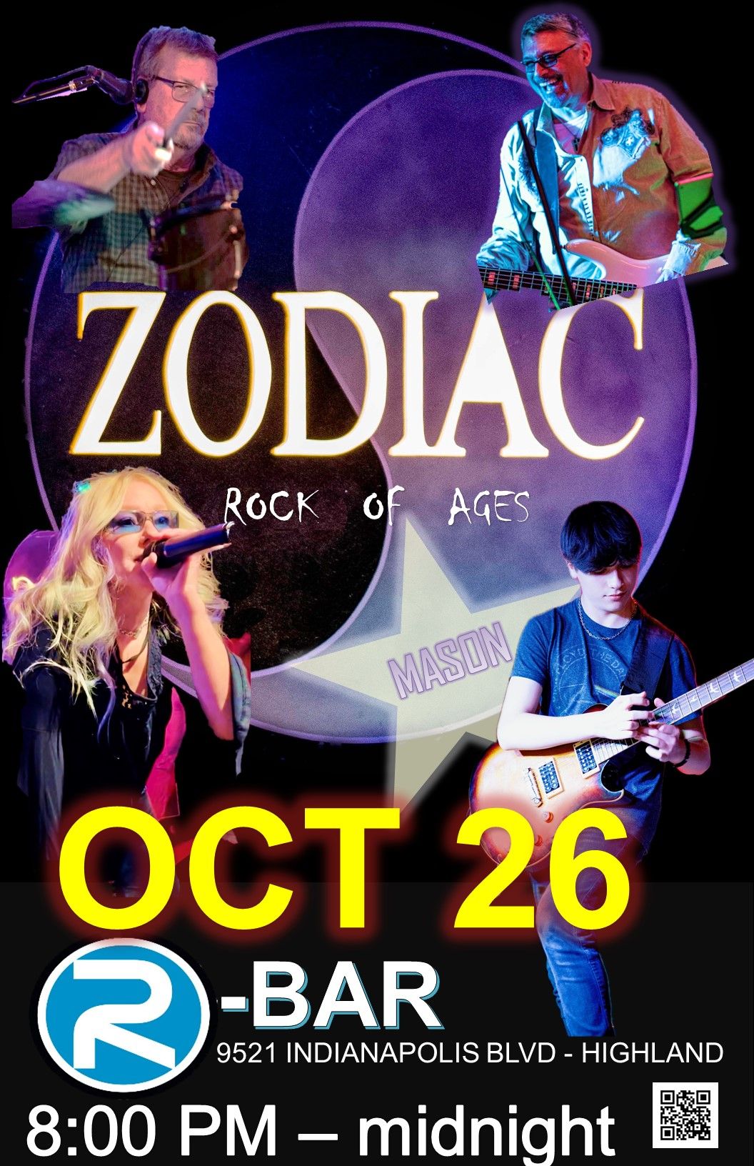 ZODIAC at R-BAR in Highland, IN