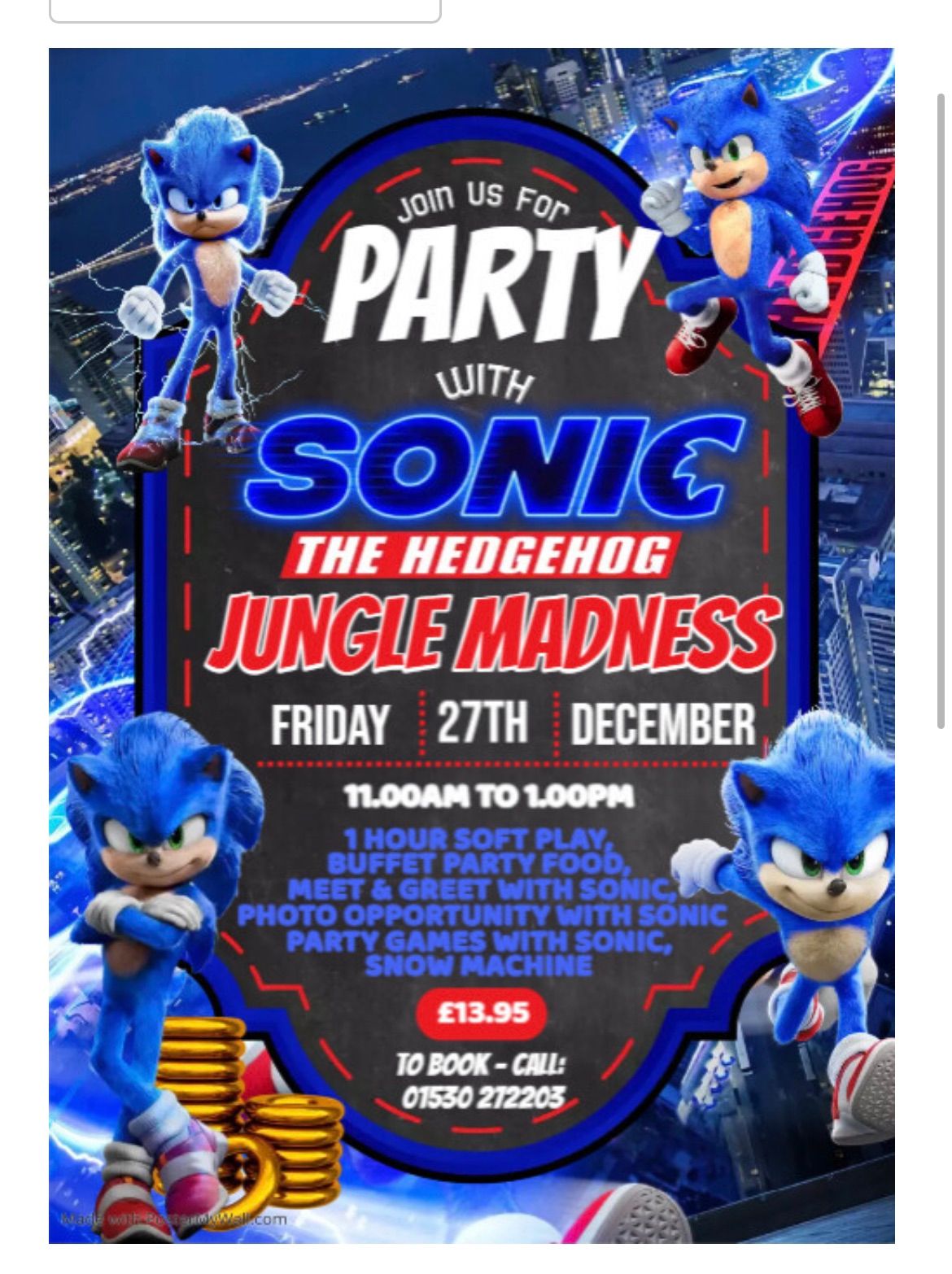 Sonic Party and Soft Play 