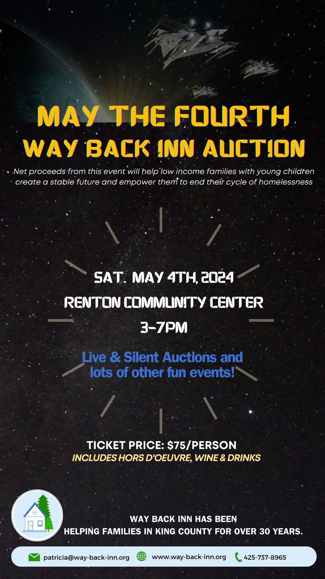 May the Fourth Way Back Inn Auction