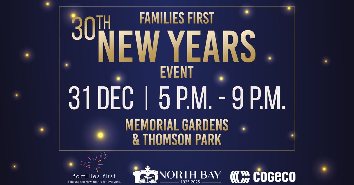 30th Families First New Years event