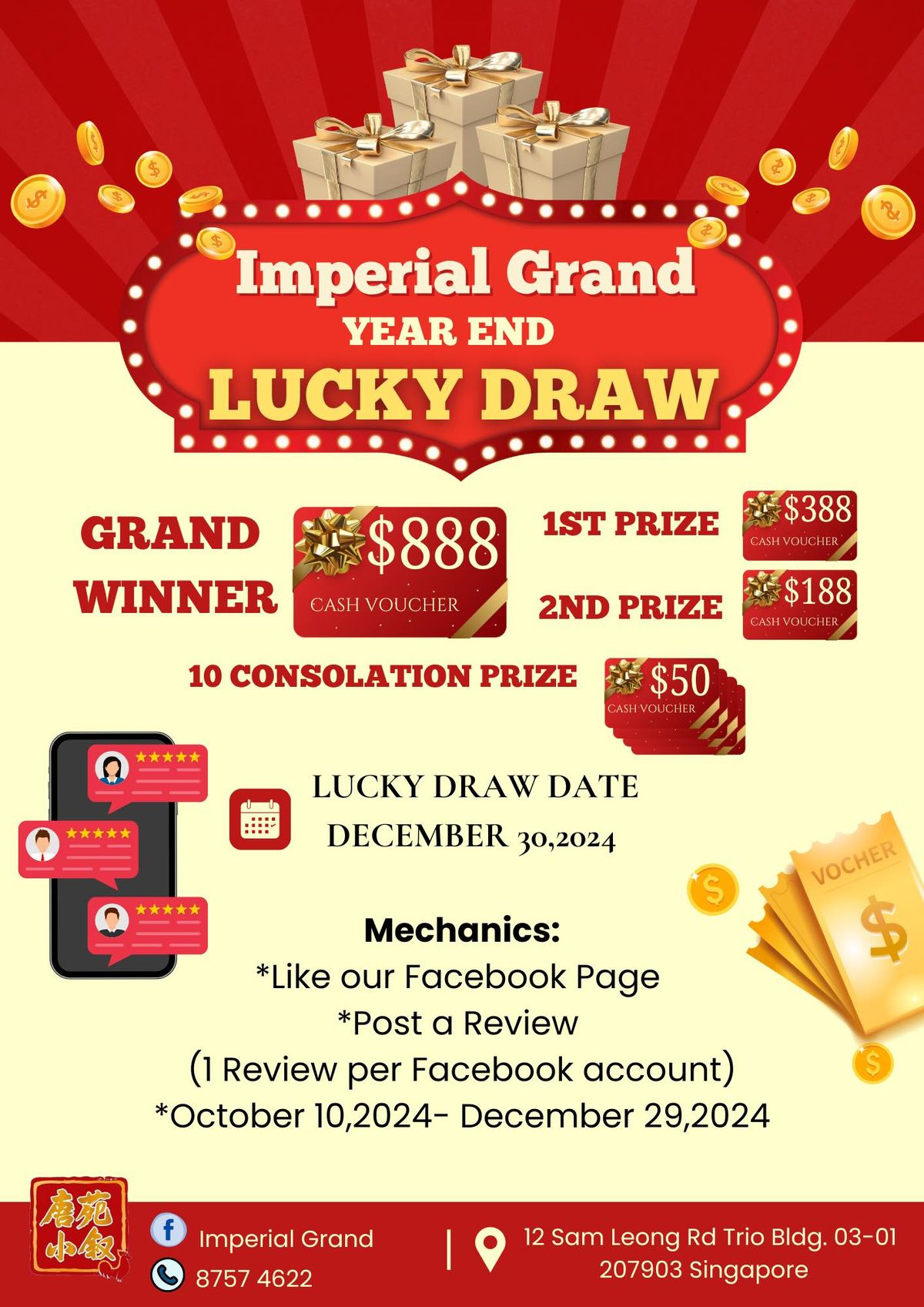 IMPERIAL GRAND YEAR END LUCKY DRAW