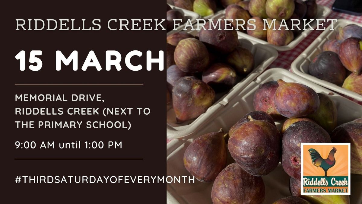 Riddells Creek Farmers Market March 2025