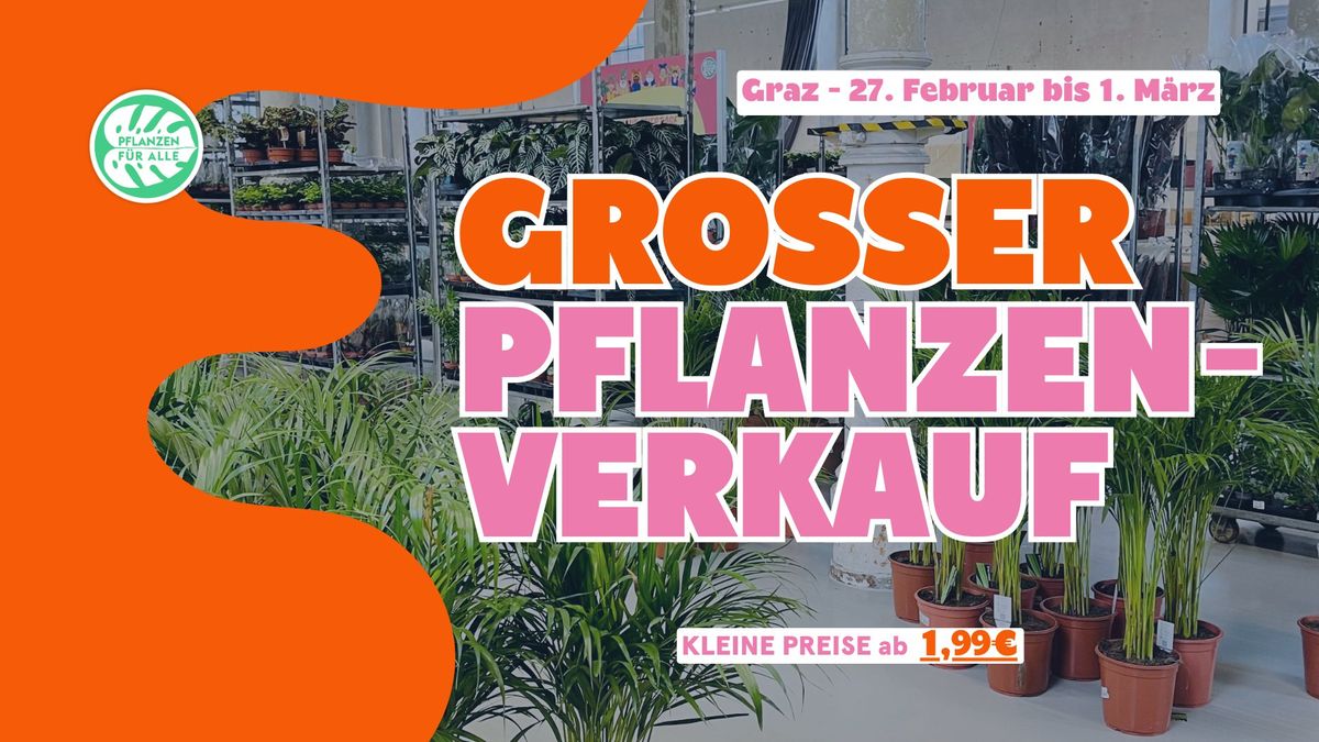 Gro\u00dfer Pflanzenverkauf - Graz