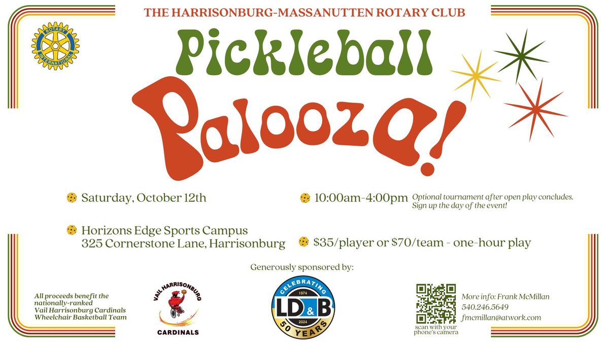 Pickleball Event  Harrisonburg-Massanutten Rotary   