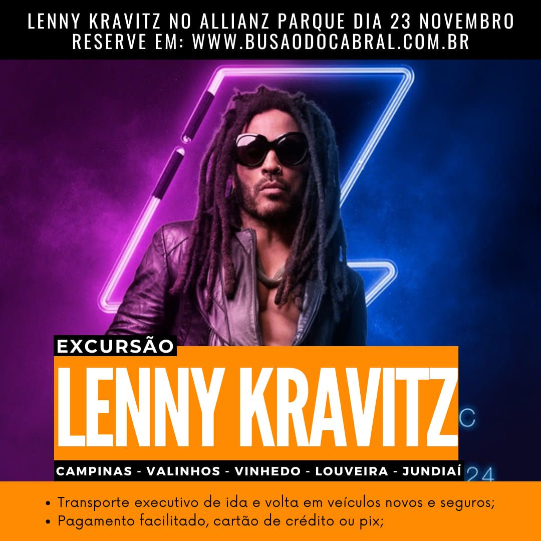 EXCURS\u00c3O LENNY KRAVITZ