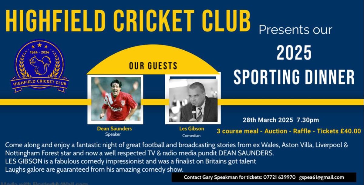 An Evening with Dean Saunders and Les Gibson