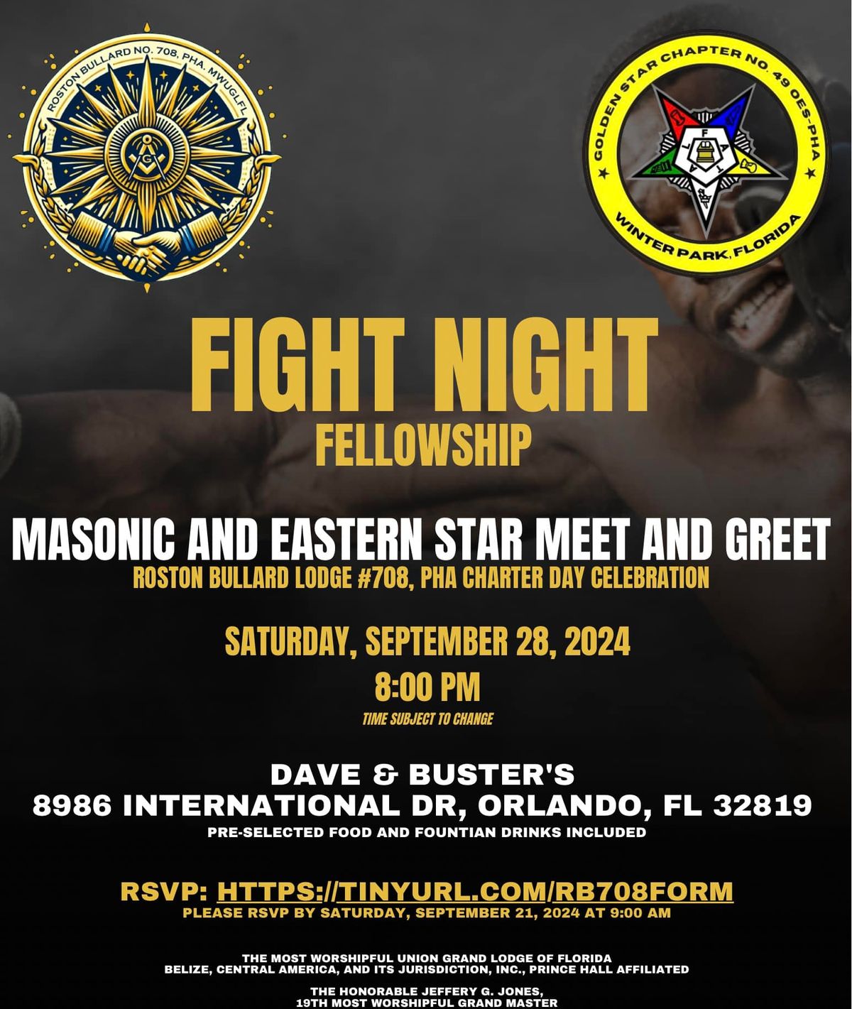 Fight Night Fellowship and Meet and Greet