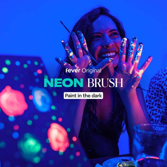 Neon Brush: A Glow-in-the-Dark Painting Experience