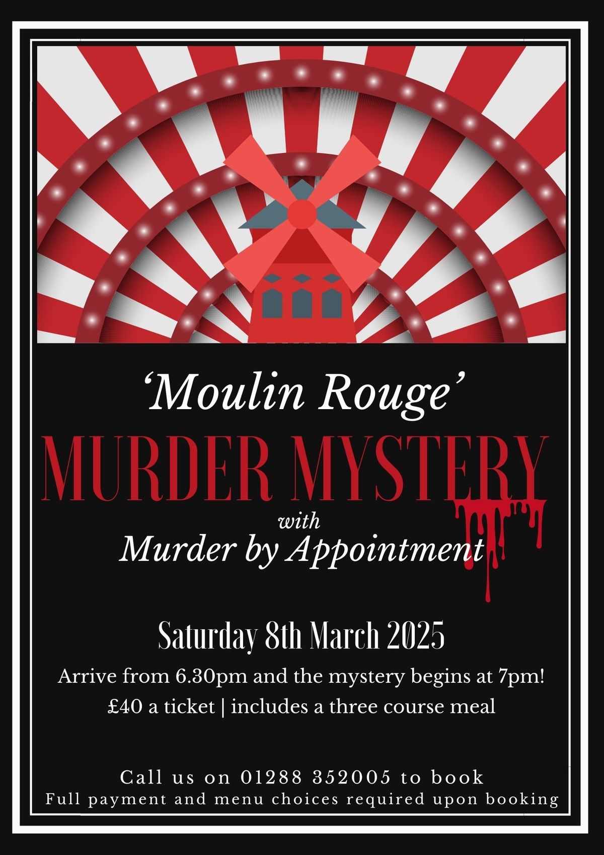 'Moulin Rouge' Murder Mystery with Murder by Appointment