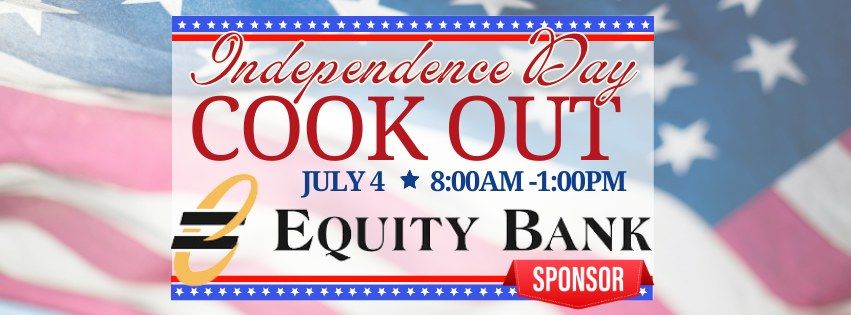 Eureka Springs Farmers' Market Annual Independence Day Cookout with Equity Bank